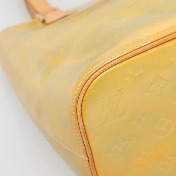 LOUIS VUITTON Monogram Vernis Houston Hand Bag Gris M91053 - Picture 4 of 13